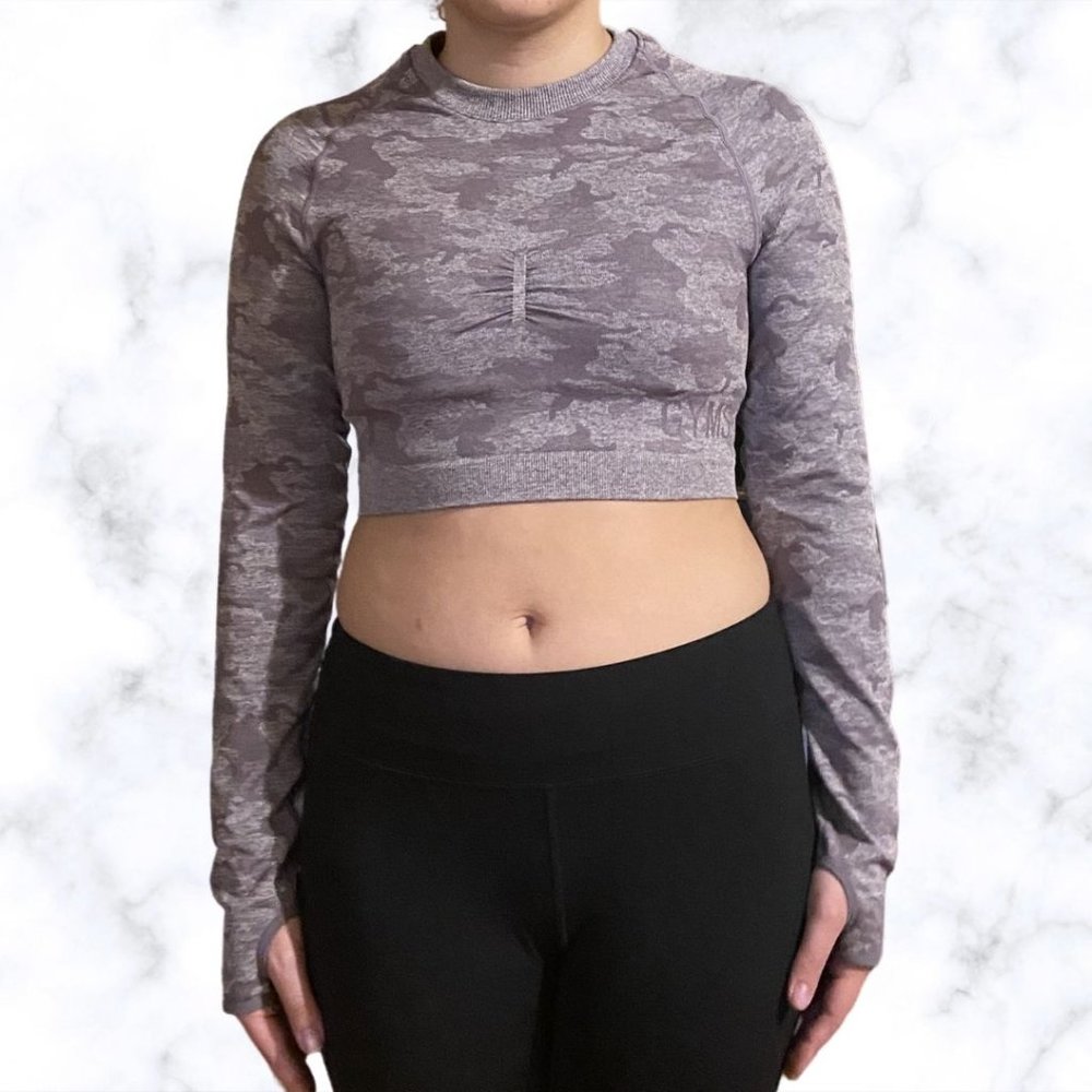 Gymshark Purple Crop Top